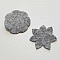 Jolie petite fleur en Feutrine 36 mm N&deg;05-4 x 2 pi&egrave;ces
