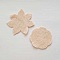 Jolie petite fleur en Feutrine 50 mm et 60 mm N&deg;19-03 x 2 pi&egrave;ces
