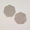 Jolie petite fleur en Feutrine 50 mm N&deg;09-09 x 2 pi&egrave;ces