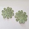 Jolie petite fleur en Feutrine 60 mm N&deg;06-10 x 2 pi&egrave;ces