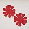 Jolie petite fleur en Feutrine 60 mm N&deg;12-10 x 2 pi&egrave;ces