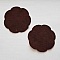 Jolie petite fleur en Feutrine 65 mm N&deg;21-20 x 2 pi&egrave;ces