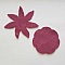 Jolie petite fleur en Feutrine 80 mm et 65 mm N&deg;20-21 x 2 pi&egrave;ces