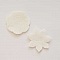 Jolie petite fleur en Feutrine 36 mm N&deg;10-04 x 2 pi&egrave;ces