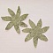 Jolie petite fleur en Feutrine 80 mm N&deg;06-01 x 2 pi&egrave;ces