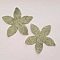 Jolie petite fleur en Feutrine 80 mm N&deg;06-02 x 2 pi&egrave;ces