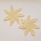 Jolie petite fleur en Feutrine 80 mm N&deg;07-01 x 2 pi&egrave;ces