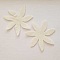 Jolie petite fleur en Feutrine 80 mm N&deg;10-01 x 2 pi&egrave;ces