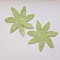 Jolie petite fleur en Feutrine 80 mm N&deg;11-01 x 2 pi&egrave;ces