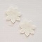 Jolie petite fleur en Feutrine 36 mm N&deg;10-07 x 2 pi&egrave;ces