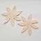 Jolie petite fleur en Feutrine 80 mm N&deg;19-01 x 2 pi&egrave;ces