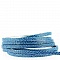 Lani&egrave;re l&eacute;zard Azur/Argent 05 mm par 20 cm