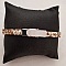 Lani&egrave;re paillettes Dor&eacute; de 10 mm doubl&eacute;e cuir par 20 cm
