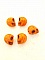 Lot 01 T&ecirc;tes de mort en Howlite teint&eacute;s 18 mm