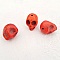 Lot 07 T&ecirc;tes de mort en Howlite teint&eacute;s 18 mm