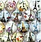 Lot 20 cabochons rond en verre 25mm Tour Eiffel 02 mixte Glass cabochon 