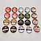 Lot 20 cabochons rond en verre 20mm Maitresse 01 mixte Glass cabochon