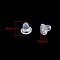 Lot de 1000 embouts N&deg;06 (soit 500 paires) pour boucle d'oreille.
