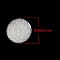 Lot de 1000 embouts N&deg;06 (soit 500 paires) pour boucle d'oreille.
