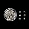 Lot de 100 embouts N&deg;05 (soit 50 paires) poussoir pour boucle d'oreille.