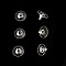 Lot de 100 embouts N&deg;05 (soit 50 paires) poussoir pour boucle d'oreille.