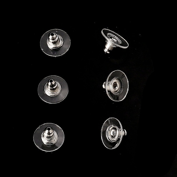 Lot de 100 embouts N&deg;05 (soit 50 paires) poussoir pour boucle d'oreille.