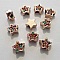 Lot de 10 Perles &eacute;toiles N&deg;08