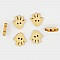 Lot de 10 boutons bois Main N&deg;01