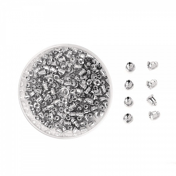 Lot de 200 embouts N&deg;03 (soit 100 paires) poussoir pour boucle d'oreille.