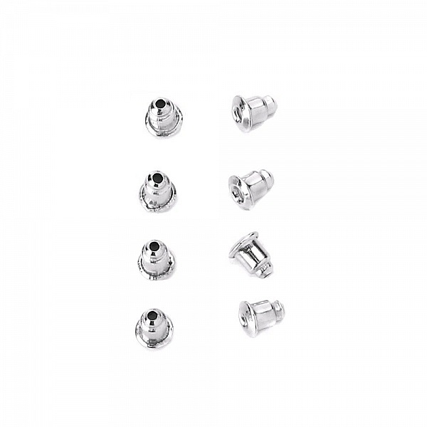 Lot de 200 embouts N&deg;03 (soit 100 paires) poussoir pour boucle d'oreille.