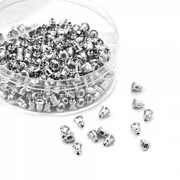 Lot de 200 embouts N&deg;03 (soit 100 paires) poussoir pour boucle d'oreille.