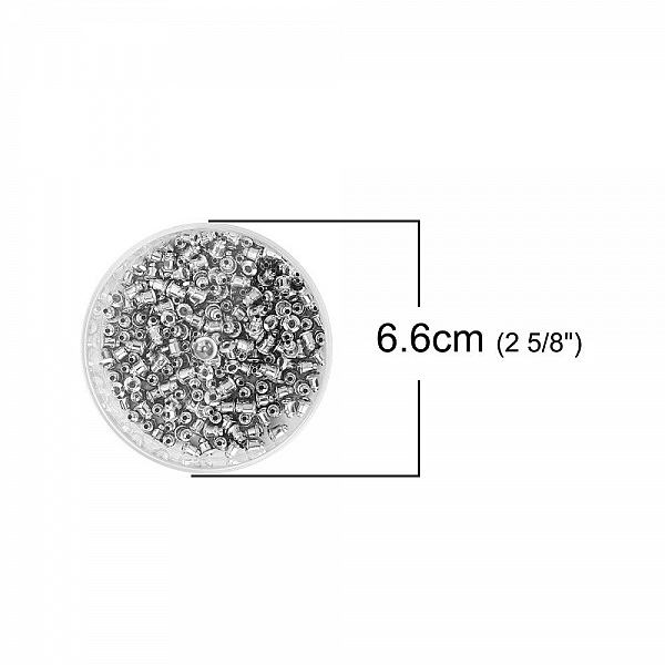 Lot de 200 embouts N&deg;03 (soit 100 paires) poussoir pour boucle d'oreille.