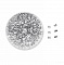 Lot de 200 embouts N&deg;04 (soit 100 paires) poussoir pour boucle d'oreille.