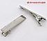 Lot de 20 pinces barrettes Crocodiles - Couleur Argent 32 mm x 7 mm.