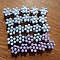 Lot de 25 Perles fleurs N&deg;02