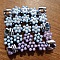 Lot de 25 Perles fleurs N&deg;02