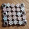 Lot de 25 Perles fleurs N&deg;03