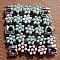Lot de 25 Perles fleurs N&deg;04