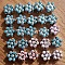 Lot de 25 Perles fleurs N&deg;05