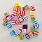 Lot de 33 perles assorties 8 x 8 mm