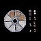Lot de 400 embouts N&deg;02 mixte (soit 200 paires) poussoir pour boucle d'oreille.