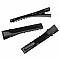 Lot de 50 pinces barrettes Crocodiles - Couleur Noir 46 mm x 7 mm.