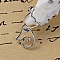 Lot de 5 Breloques Chats N&deg;2 Argent&eacute; 29 mm x 13 mm