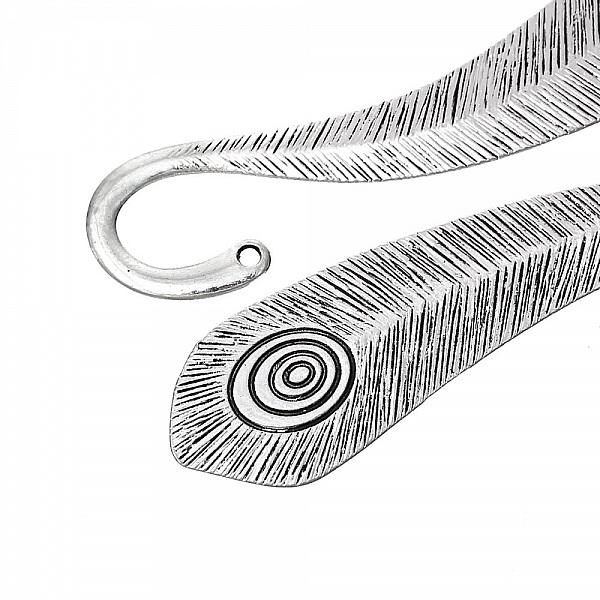 Marque page N&deg;09 plume spiral