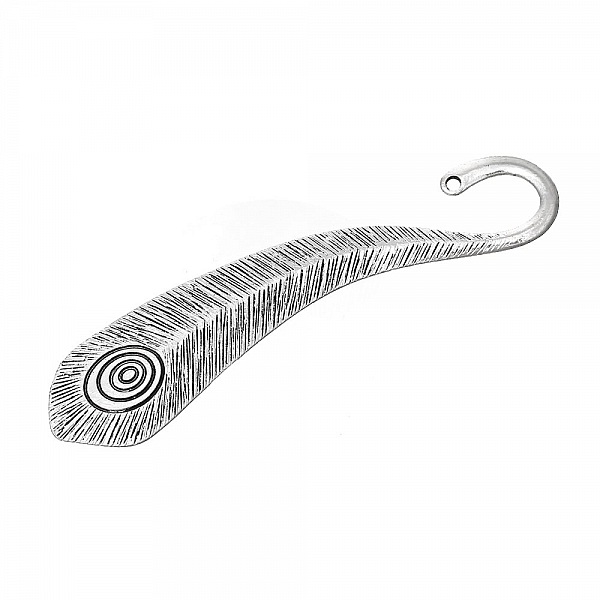 Marque page N&deg;09 plume spiral