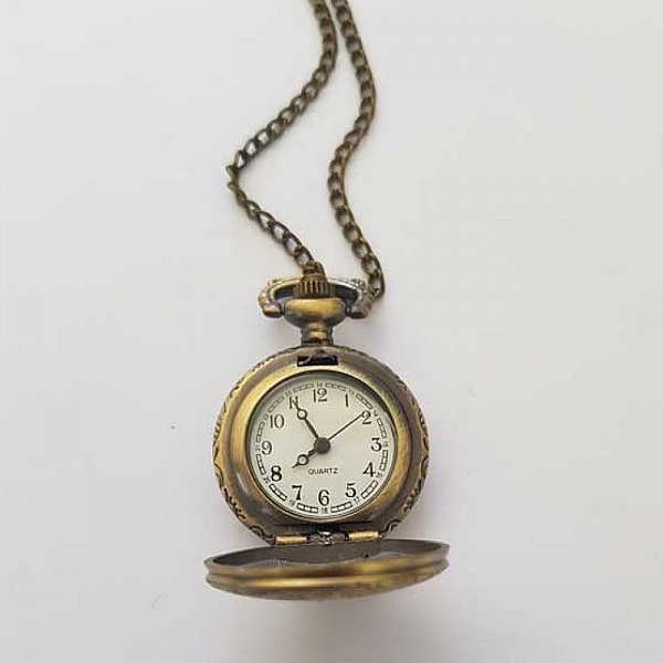 Montre Gousset Divers 01 Bronze Antique avec Cha&icirc;ne