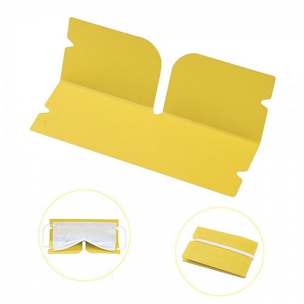 Organisateur de clip de rangement en plastique Jaune