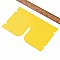 Organisateur de clip de rangement en plastique Jaune
