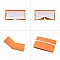 Organisateur de clip de rangement en plastique Orange
