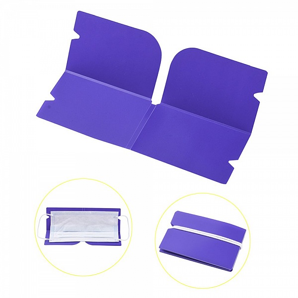 Organisateur de clip de rangement en plastique Mauve